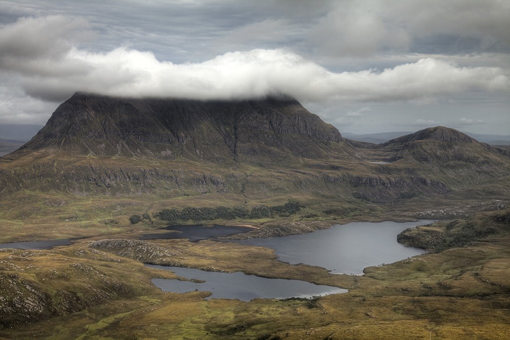 Cul Mor from Stac Pollaidh by Thies-Peter Lange