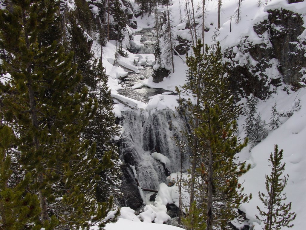 Yellowstone NP - Kepler Cascades, Feb 2003 by Mike Stuckey