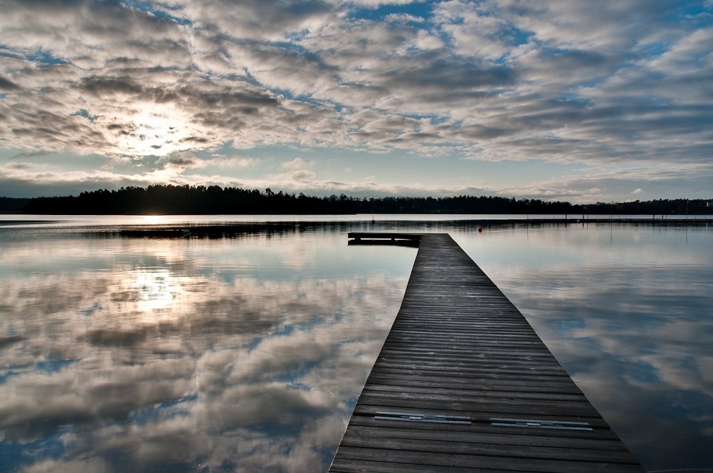 Ängbybadet, Mälaren by Christian Boo