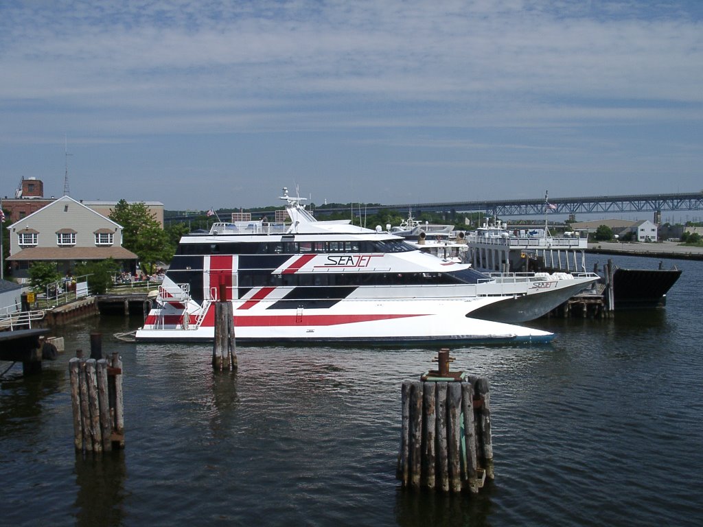 High Speed Passenger Ferry 2 - New London, Connecticut - July 6, 2003 by Clay McQueen