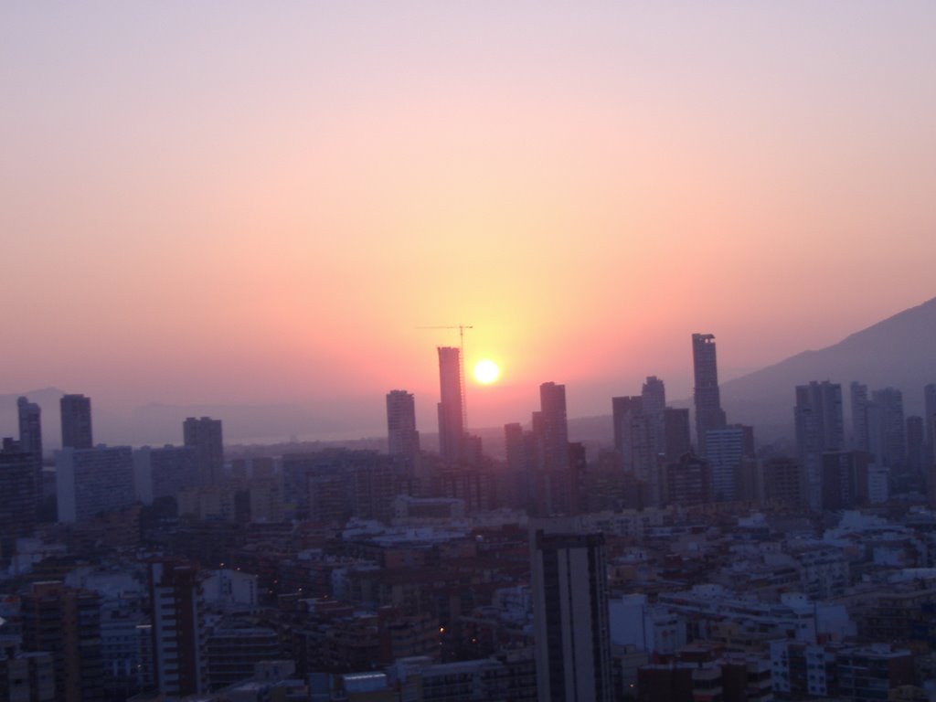 Sunrise benidorm 6.03a.m by steandeb