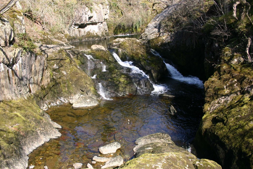 Waterfall Trail 12 ( Triple Spout.) by John A Cook