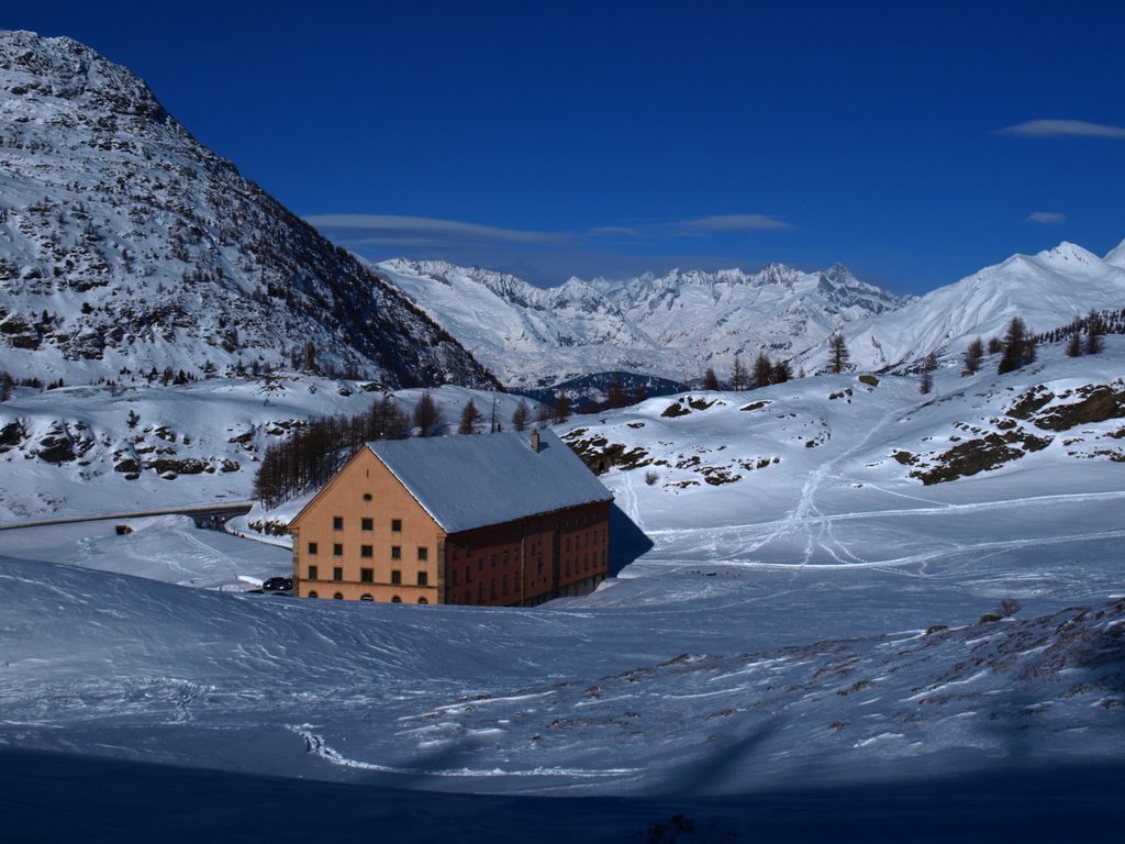 Simplon Hospiz im Winter by baumeler.hp