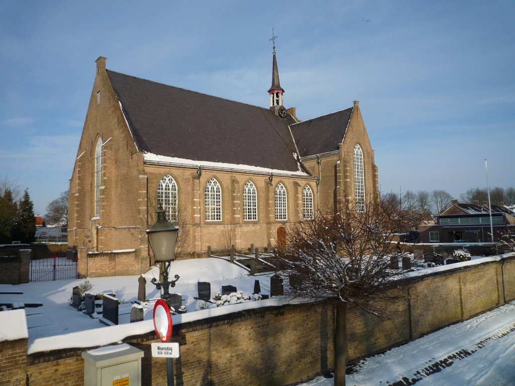 Waspik-Beneden, RK St. Jan de Doperkerk, in 1610 overgegaan naar de protestanten by k'hoek