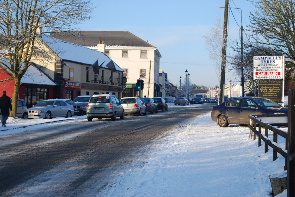 Clane Villiage Snow Of January 2010 by Rob Johnson