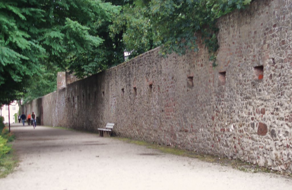 Roman Fortress Wall, Trier, Germany by draws4430