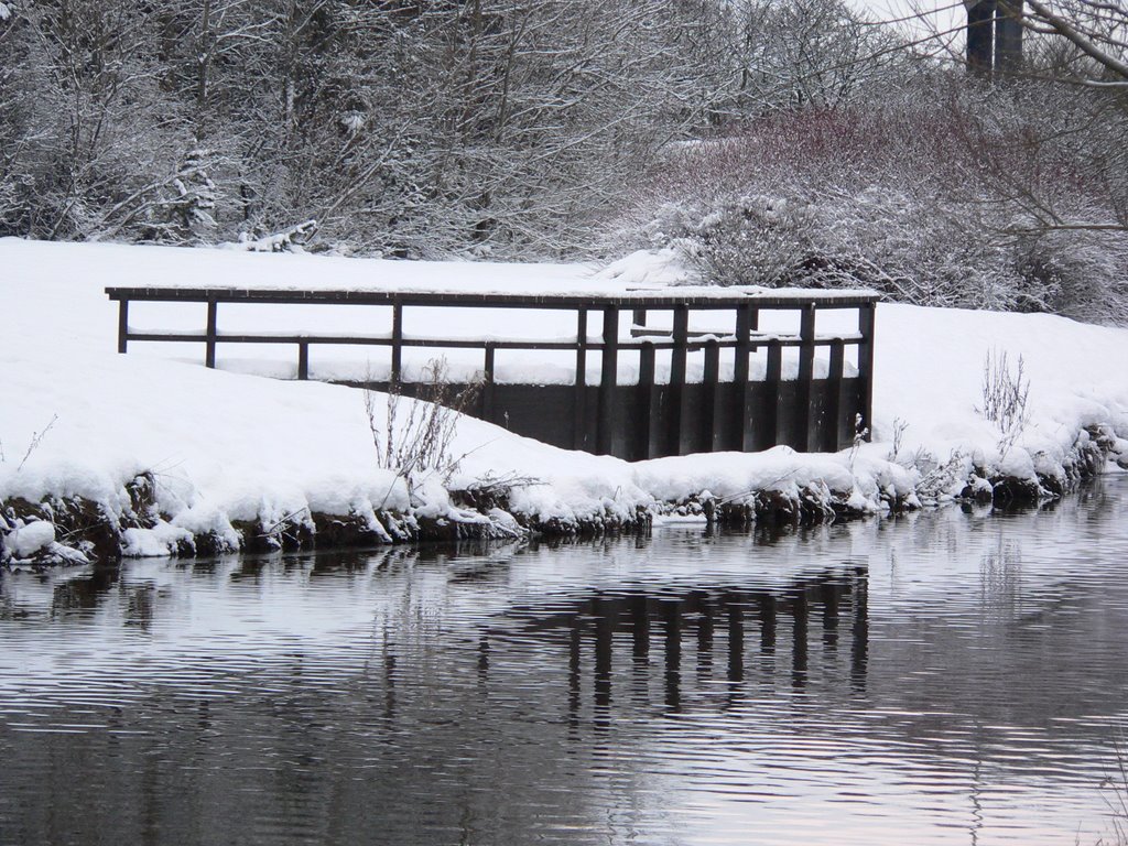 Frozen View Point in Almond River by infinityplus1