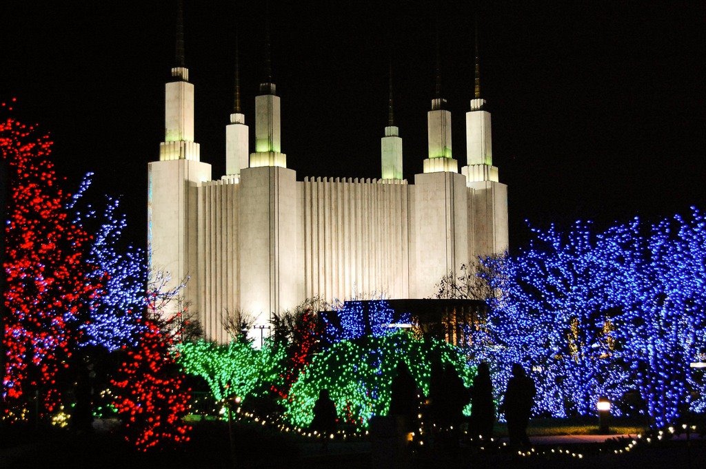 Mormon Temple in Washington, DC by Milica- Seka