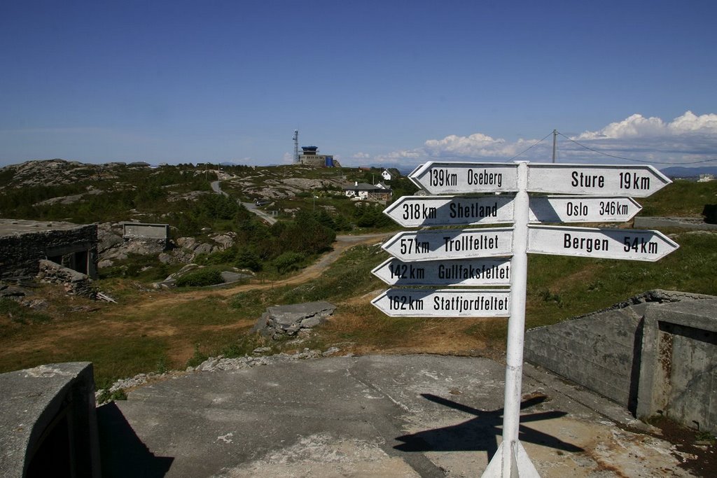 View toward Fedje traffic central for maritime traffic and pilotage, June 2007 - Norway by S.M Tunli - tunliweb.no