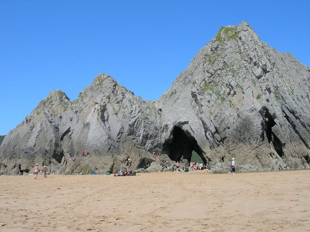 Three Cliffs Bay, Gower by solololo