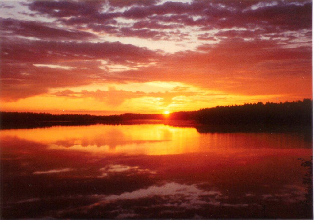 Midnight sun, Finland by Elios Amati (tashimelampo)