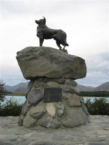 Monument To The Collie Dog, Lake Tekapo by Steven Speirs