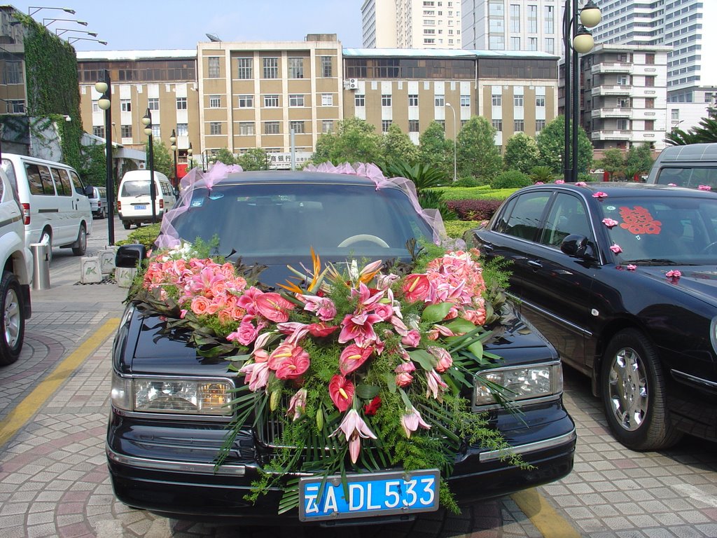 Wedding Car at Kunming Hotel by jtdmhayes