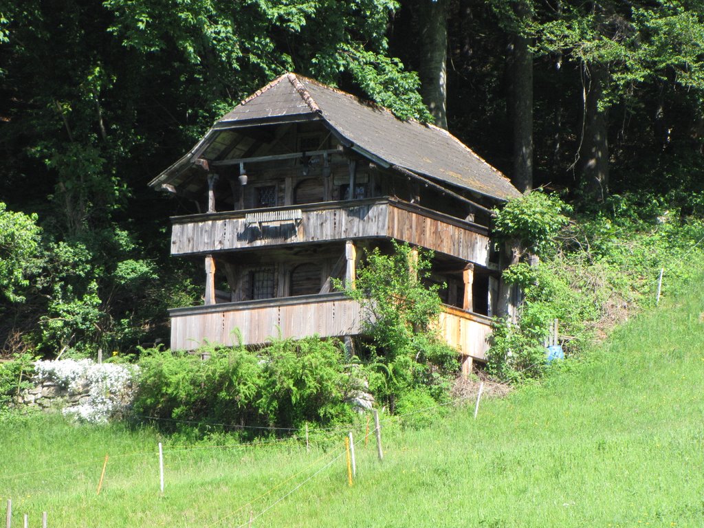 Spycher bei Goldswil by Fritz Steiner