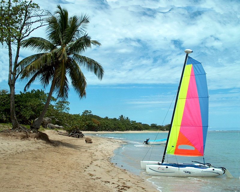 Costa Dorado beach at the Marien Coral resort by GailCreationsDotCom