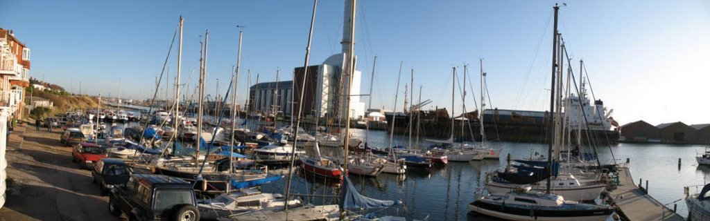 Small craft moorings at Southwick by vincent998