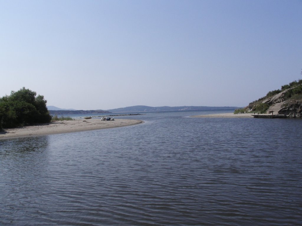 Ropotamo river meets Black sea by flower_vili