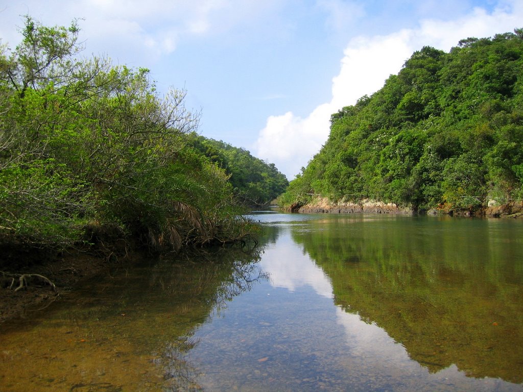 Hong Kong Coast 028 - River mouth near Pak Tam Chung by HK-Hiker