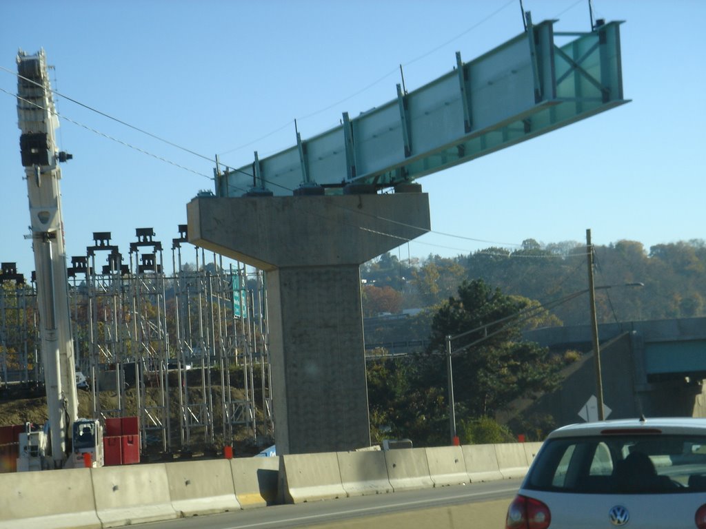 New ramp under construction at I-79 & Parkway West by Shak from Pak