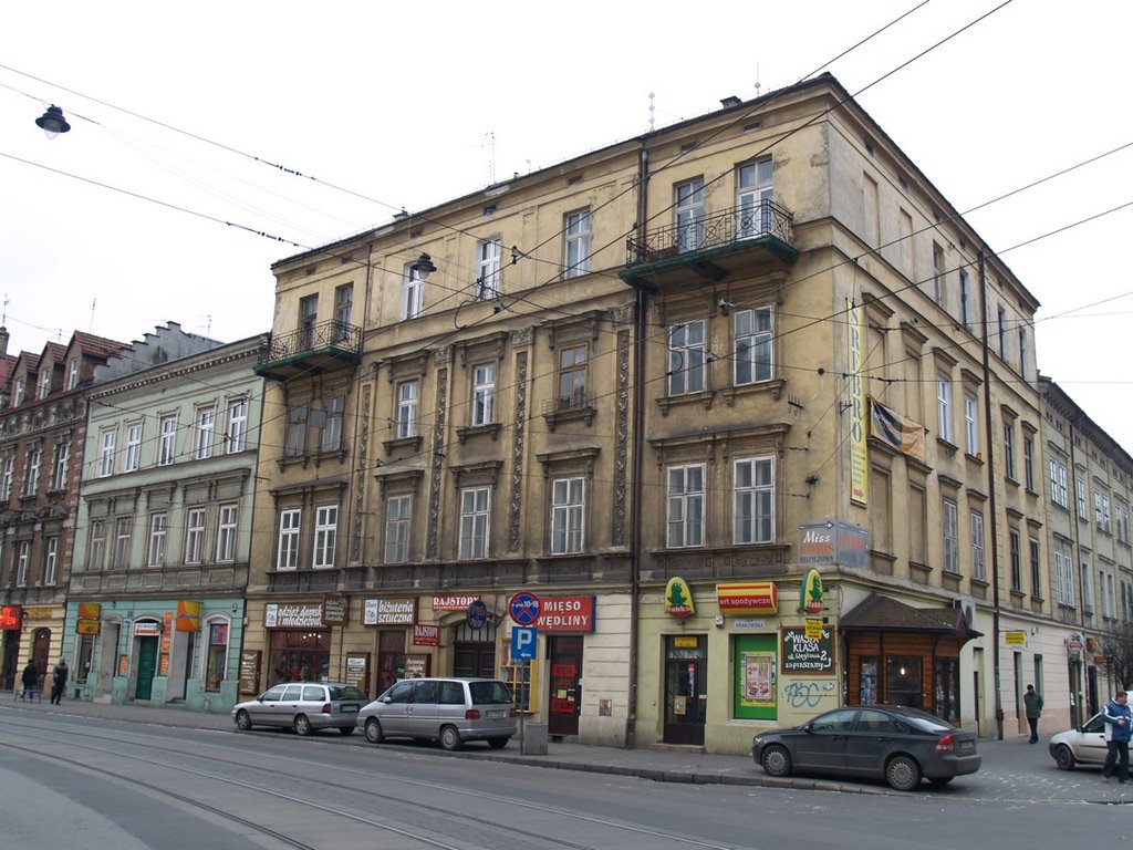 Old building in jewish quarter by Icepick