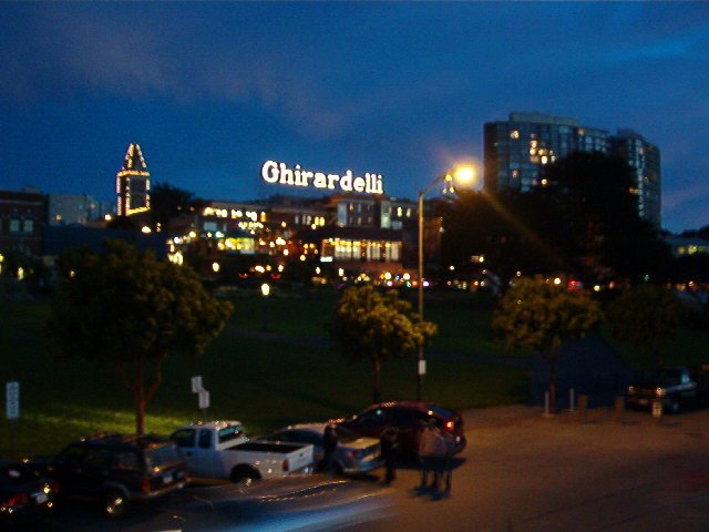 Ghiradelli Square at Night by Tim Ault