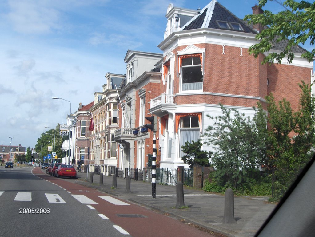 Buildings along the street in Noord Holland by francinelb3