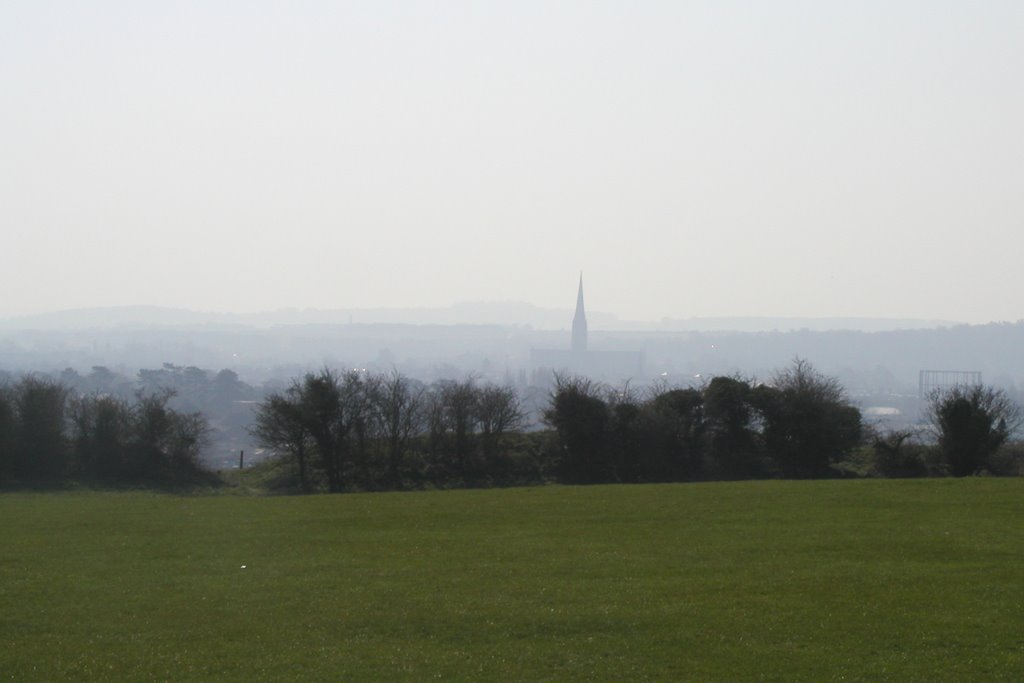 New Sarum from Old Sarum by ECSLonUK