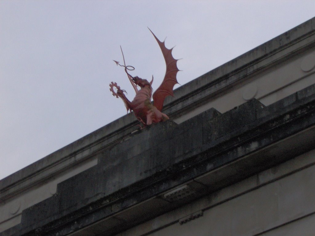 Dragon in Cardiff University by J.Torán