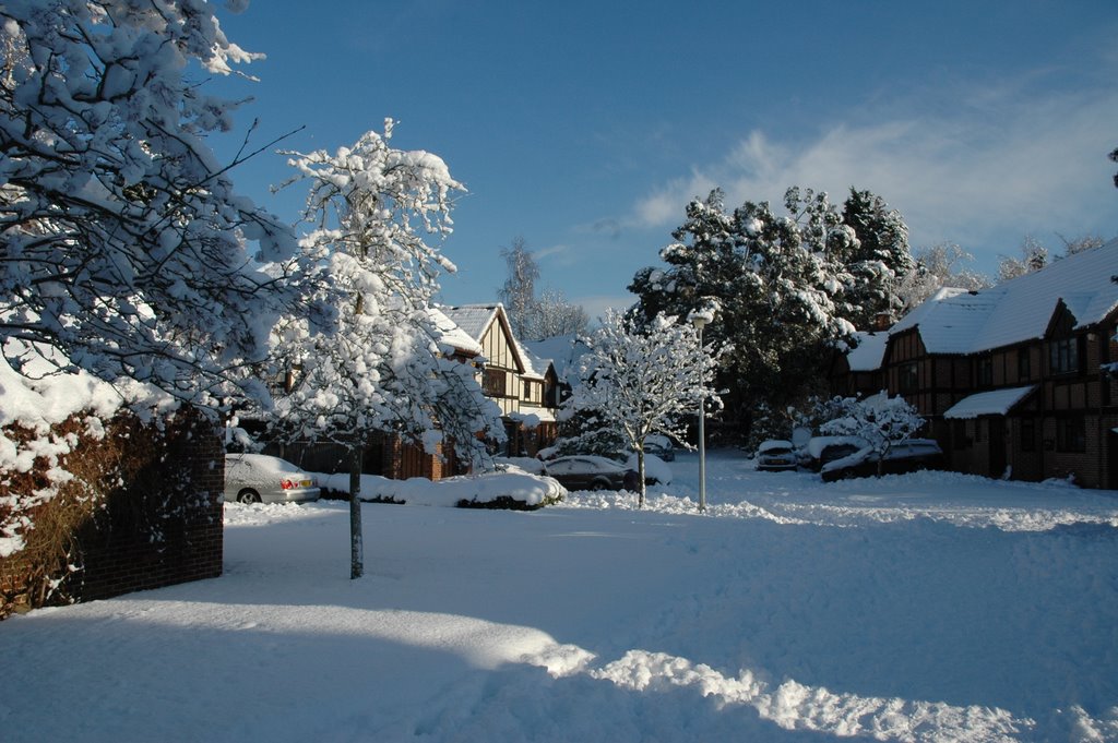 Snow in Yateley by John  Stillman