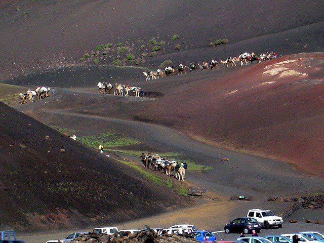 ESPAÑA Isla de Lanzarote Parque Nacional del Timanfaya by Talavan