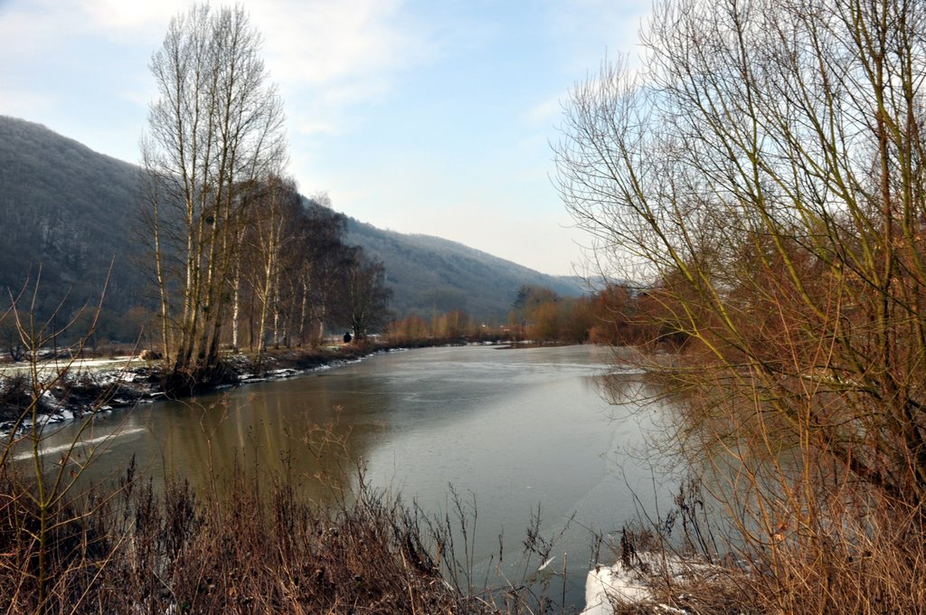 Nehrener Laach im Winter by Heinz Peierl