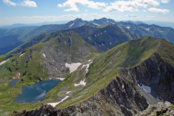 Fagaras Mountains, Capra Lake by Balloobba