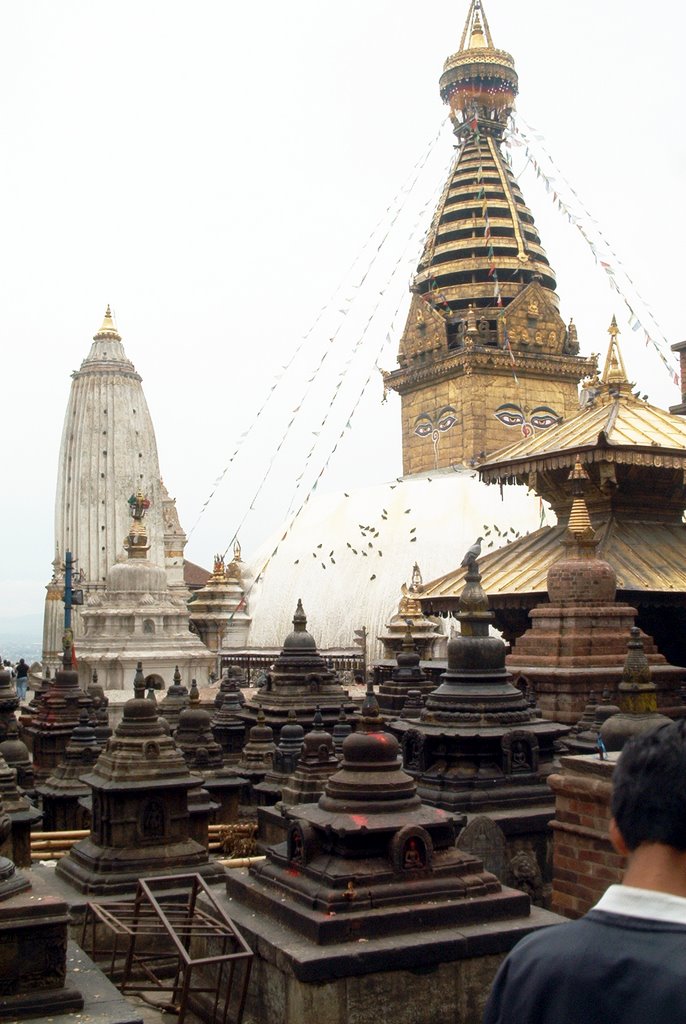 Swayambunath, Kathmandu by Bob Witlox