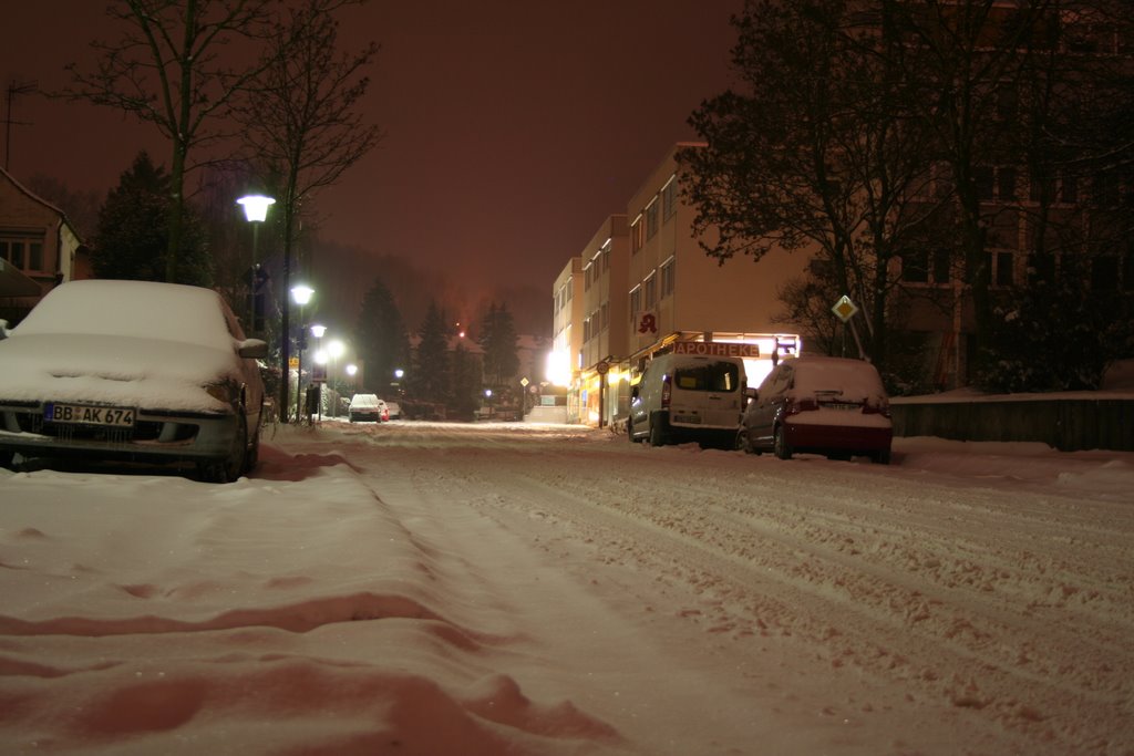 Böblingen bei Nacht im Winter by artur