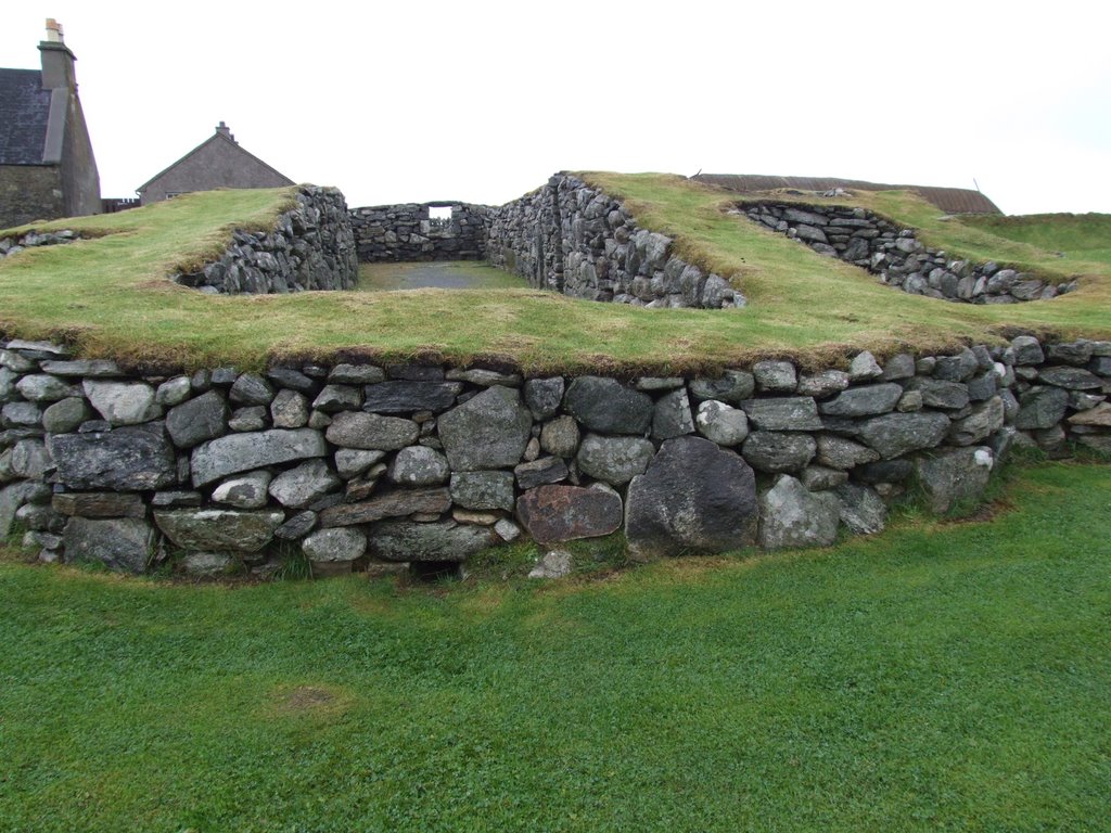 No 39 Blackhouse ruins, Arnol - Isle of Lewis by Azzy