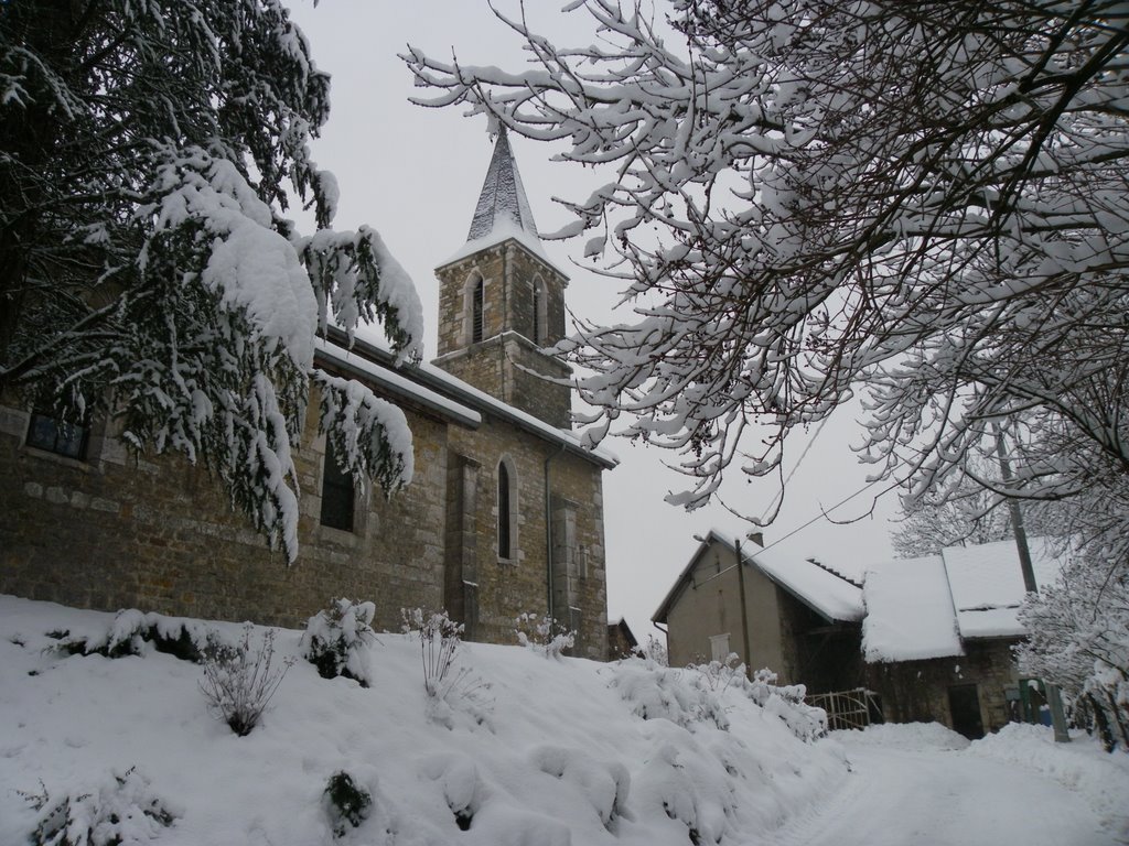 L'église de Condon by Ludo M