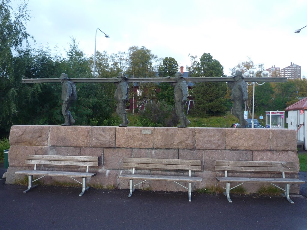 Kiruna monument by Flojan