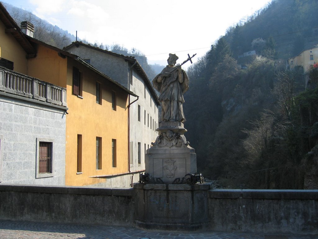 Statua San Giovanni Nepomuceno - Ponte sul Bitto by Lumar76