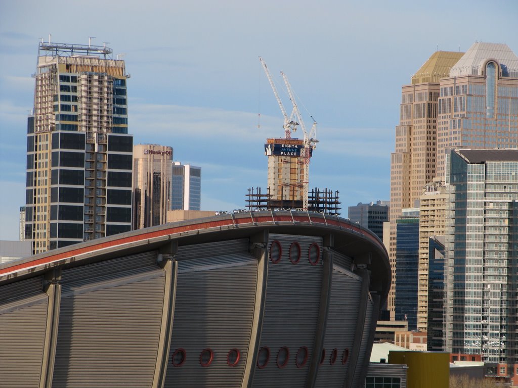 Downtown across the saddle by D Mulligan