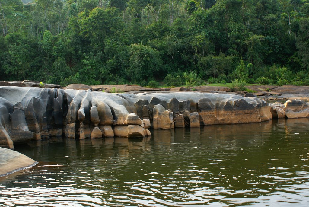 Water shaping the rocks by ashwini