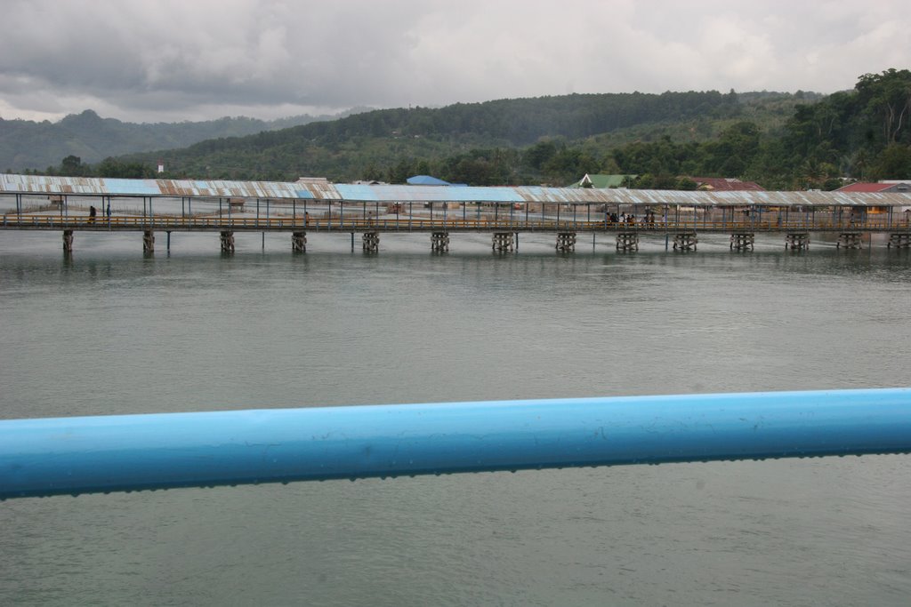 New Bridge, Old Bridge, Poso River, Tentena by Ian Stehbens