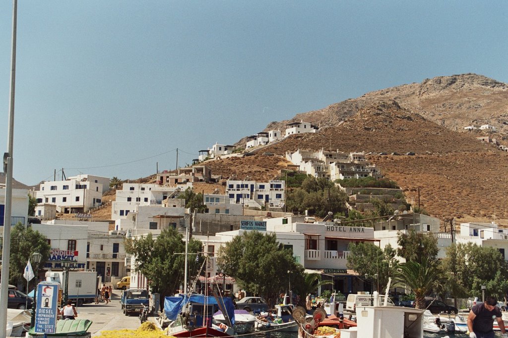 View of Serifos from the port by Evangelos Papanikola…