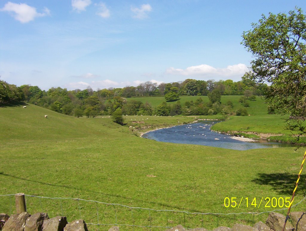 River Calder at Martholm by Keith N. Altham