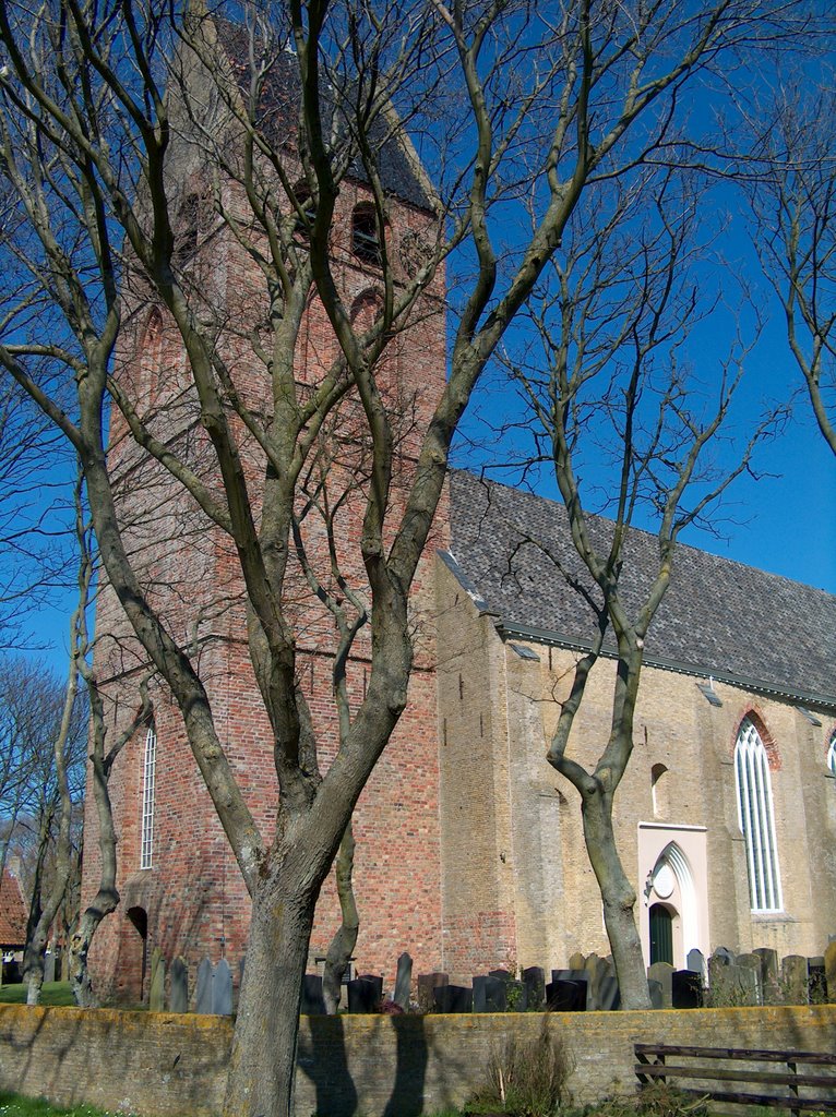 Hollum kerk by Age Jellema