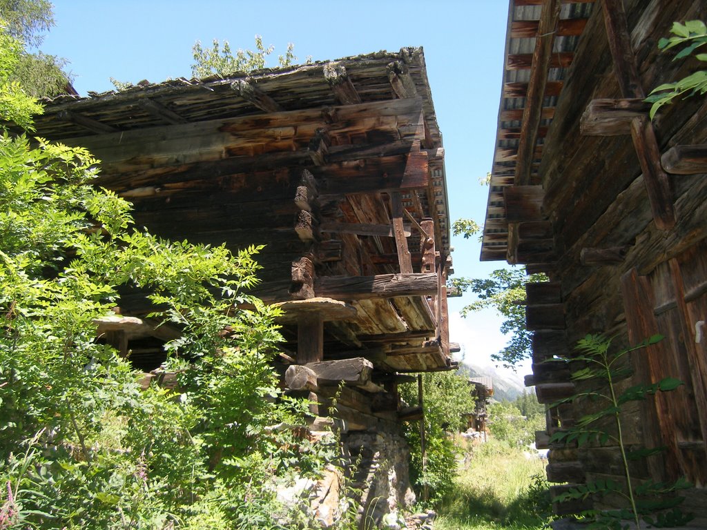 Bellwald timber houses by Carsten Wiehe