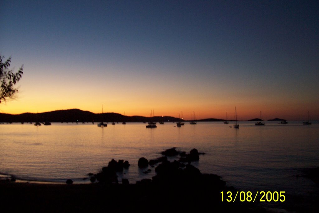 Airlie beach by night by ryan randall