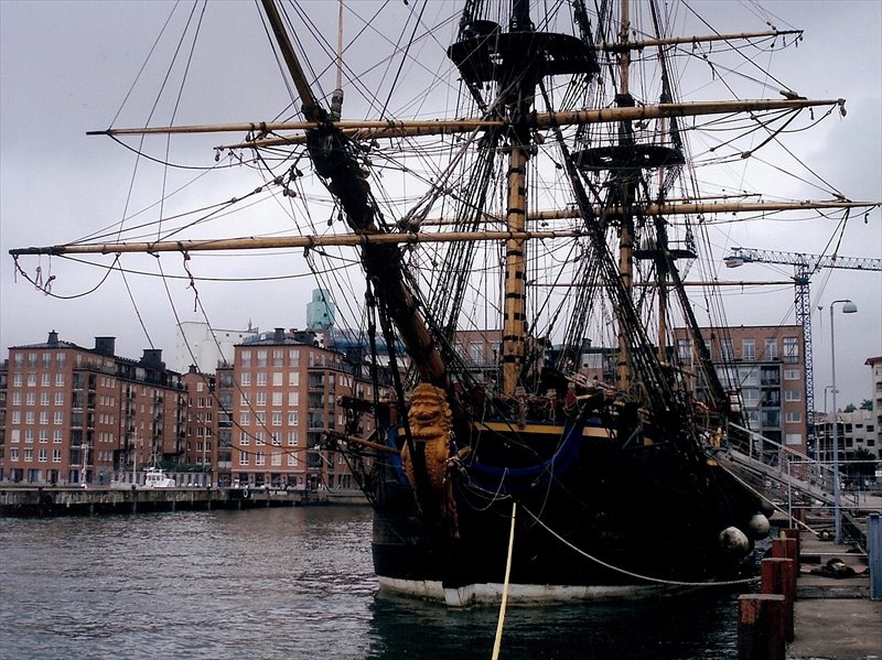 Ostindiefararen Götheborg II, Eriksberg, Gothenburg 2007 by Biketommy