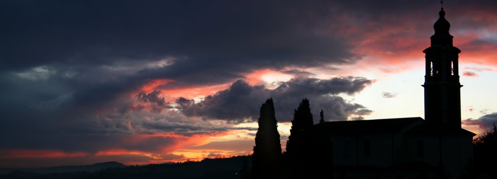 Tramonto da Molvena, Italy by Alessandro Patassini