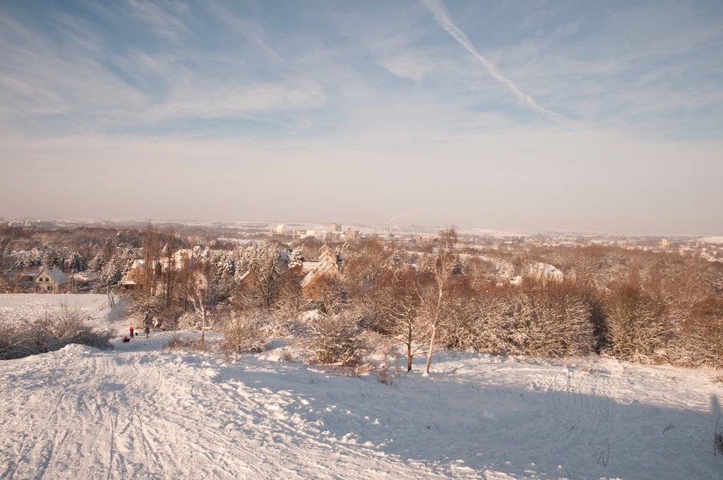 Blick vom Ochsberg im Winter Richtung Norden by Thoralf Schade