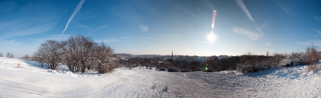 Ochsberg im Winter (Panorama) by Thoralf Schade